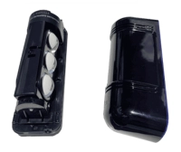 Ihorn abe100-  detector por triple haz de luz (fotocelda)  distancia hasta 100  mts  velocidad de respuesta 50ms  12 vdc compatible con paneles ihorn  risco  dsc  bosch.