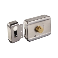 Yli abk703bs - cerradura inteligente con cierre automático cuenta con juego de 3 llaves, sensor con luz led de status o correcto cerrado, apertura con pulso voltaje de 12vdc