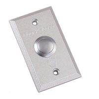 Yli abk800a - botón de salida mecánico, carcasa de aluminio con acabado metálico, función ncno