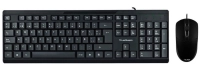 Kit teclado estándar y mouse acteck ac-928984 - estándar, 105 teclas, negro
