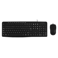 Kit alambrico acteck k400 teclado y mouse multimedia usb negro ac-9298