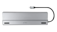 Docking station usb c 14 en 1 port x dh690 acteck ac-932950 - usb c, windows / macos / linux, blanco