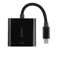 Adaptador acteck shift plus ah430 / mini displayport - hdmi / 4k / 20 cm / negro / ac-934770