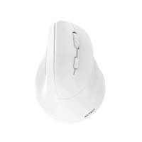 Mouse acteck virtuos fitt mi520 / ergonomico / vertical / inalambrico /  dual bluetooth + adaptador usb / 2400 dpi / recargable / blanco / ac-936231