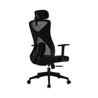 Silla floe pro ec737 acteck  elite series silla de oficina  ergonómica - ajuste lumbar, reposa brazos fijo, color  negro. ac-937238
