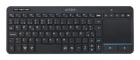 Teclado inspire smart ti707 / inalambrico / multidispositivo / 2.4 mhz + 2 modos bt / touchpad + botones izq-der + multimedia / negro / ac-939621
