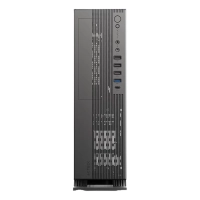 Gabinete mini torre slim+f2120 onex gs455 acteck  factor micro atx- mini itx - lector de tarjetas sd