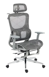 Silla acteck flux ultra ec696hr  ergonomica  max 120 kg  reposabrazos 3d  reposa cabezas ajustable  material transpirable  mecanismo tipo mariposa  inclinacion 140 grados  gris  ac-943284