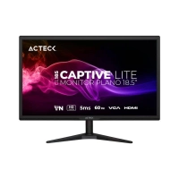 Monitor captive lite cl185 acteck panel de 18.5 pulgadas tn - resolución máxima 1366 * 768