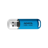 Memoria usb 2.0 de 64gb c906 - diseño clásico y compacta. np. ac906-64g-rwb. color azul