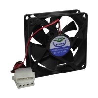 Ventilador xcase para gabinete, 12cm, conector molex 4 pin, color negro