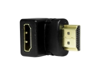 Adaptador ghia codo hdmi macho a hdmi hembra / angulo de 90 grados