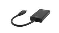 Adaptador usb a hdmi vorago usb 3.0 full hd - usb 3.0, hdmi, negro
