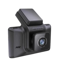 Camara de tablero hikvision dashcam, lente frontal 4mp, lente trasero 2mp, h.265, pantalla 3 pulg, wifi, microfono y bocina