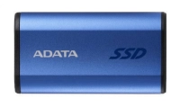 Ssd externo adata se880 500 gb, lectura 2000 mbs, escritura 2000 mbs, usb tipo c, 3.2 gen 2 (3.1 gen 2), azul
