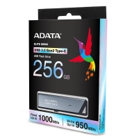 Memoria usb adata ue800 256gb flash drive tipo c 3.2 color plata metálica