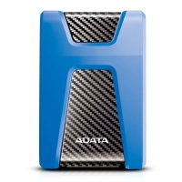 Disco duro externo adata hd650 2tb portatil 2.5 usb 3.2 azul windows mac linux contragolpes (ahd650-2tu31-cbl)