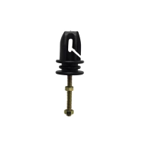 Yonusa ap401 - aislador 3 en 1 realiza funcion de aislador paso, esquina y tensor para cercos electricos  resistente a la corrosión  resistencia de tensión de 70 a 120  kgs