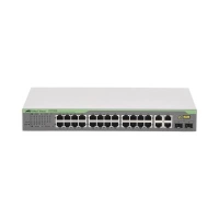 Switch allied telesis websmart de 24 puertos 10100 mbps + 2 puertos 101001000 mbps + 2 sfp gigabit combo. at-fs75028-10.