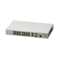 Switch allied telesis administrable centrecom fs980m - capa 3 de 16 puertos 10100 mbps + 2 puertos rj45 gigabitsfp combo. at-fs980m18-10