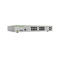 Switch allied telesis poe+ administrable centrecom gs970m - capa 3 de 16 puertos 101001000 mbps + 2 sfp gigabit, 247 w. at-gs970m18ps-r-10.