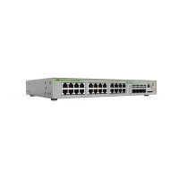 Swicth allied telesis administrable centrecom gs970m - capa 3 de 24 puertos 101001000 mbps + 4 sfp gigabit. at-gs970m28-10.
