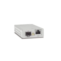 Convertidor de medios allied telesis gigabit ethernet a fibra óptica con puerto sfp - con fuente de alimentación multi-región. at-mmc2000sp-960.