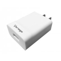 Cargador vorago au-302-wh - blanco, fast charge 2.4a