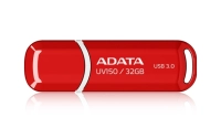 Memoria usb adata auv150-32g-rrd - rojo, 32 gb, usb 3.2
