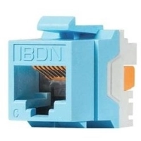 Conector modular jack rj45 belden ax101315 - azul claro, cat5e