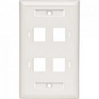 Placa de pared belden ax102249 - 4 puertos keyconnect