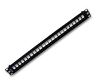 Patch panel modular cat6/6a 24 espacios 1u belden ax103114 - negro