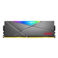 Memoria ram adata xpg spectrix d50 - ddr4 16gb kit (2x8gb) udimm 3200mhz, con iluminación rgb. disipador color gris tugsteno ax4u32008g16a-dt50