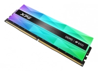 Memoria ram xpg lancer neon rgb, 16 gb, ddr5, 6000 mhz, cl 30, negroneon
