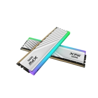 Memoria ram adata xpg lancer blade rgb - ddr5 kit 2x24gb udimm 6000mt/s. disipador aluminio blanco. ax5u6000c3024g-dtlabrwh