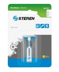 Pilas steren alcalina cuadrada 9v 1 pza