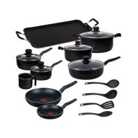 Bateria t-fal mod. vital 18 pzas 2.0mm negro