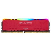 Mem ddr4 crucial ballistix red 16gb 3200mhz cl16 rgb bl16g32c16u4rl