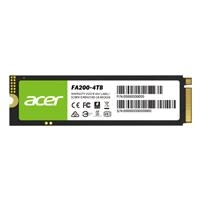 Unidad de estado solido ssd interno acer fa200 500gb m.2 2280 nvme pcie gen 4x4 lect.7200 escrit.6200 mbs 3d tlc nand pc laptop minipc bl.9bwwa.123
