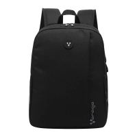 Mochila. vorago bp-201 negra. ligera para laptop de 15.6 pulgadas color negra