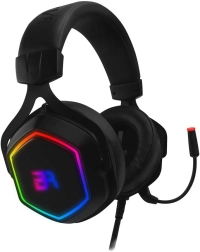 Headset gamer balam rush 7.1 canales alámbricos usb mic flexible windows-linux-mac os rgb hesix hs760