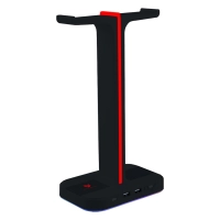Base gaming headser stand balam rush usb 2xusb 16x10x27cm rgb + led atlas hr760