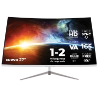 Monitor curvo balam rush ultraearth mtx27c - 27 pulgadas, 1920 x 1080 pixeles, 1 - 2 ms