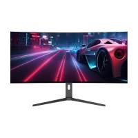Monitor gamer balam rush exorvit earth mzx40c / 40 pulg / curvo / uwuhd / 120 hz / ips / vesa 100 mm / 1 ms / r2800 / bocinas integradas / 21:9 / ajuste de altura e inclinacion / negro / br-940658