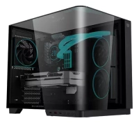 Gabinete gamer balam rush tank expert curve 6800 / media torre / atx - micro atx - itx / ventiladores argb incluidos / panel curvo de cristal templado / soporte p/ tarjeta de video / negro / br-94157