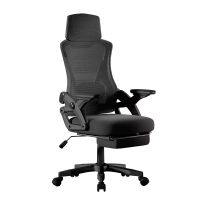 Silla gamer balam rush power rush mesh soporta hasta 100 kg marco negro - malla negra