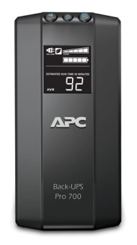 No-break apc - 700 va, 420 w, 12 h, negro, hogar y oficina