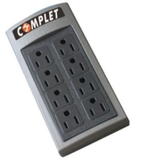 Supresor de picos complet brc-1-002 proteccion 504 joule 8 contactos 60 meses de garantia