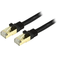 Startech.com cable de 4m cat6a ethernet negro - cable de red 10gb cat6a snagless blindado rj45 poe de 100w - 10gbe con certificación ultia - cable for base de conexión, dispositivo de red, portátil, computadora de escritorio, hub, conmutador, router, servidor de impresión, panel de conexión, dispositivo compatible con poe, dispositivo voip - 10gbits - cable de conexión - apantallado - oro conector chapado - cmg - 26 awg - negro