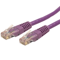 Startech.com cable de red 4.5m categoria cat6 utp rj45 gigabit ethernet etl - patch moldeado - morado - cable for dispositivo de red - 10gbits - cable de conexión - oro conector chapado - cmg - 24 awg - violeta